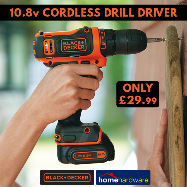 10.8v cordless drill driver