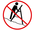 Ladders should be positioned on a level surface. Ladders should not be used on an unlevel surface.